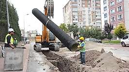 Erkilet'te güçlü yağmur suyu hattı projesi